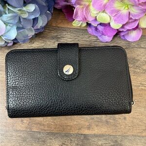 Black Nautica Leather Wallet